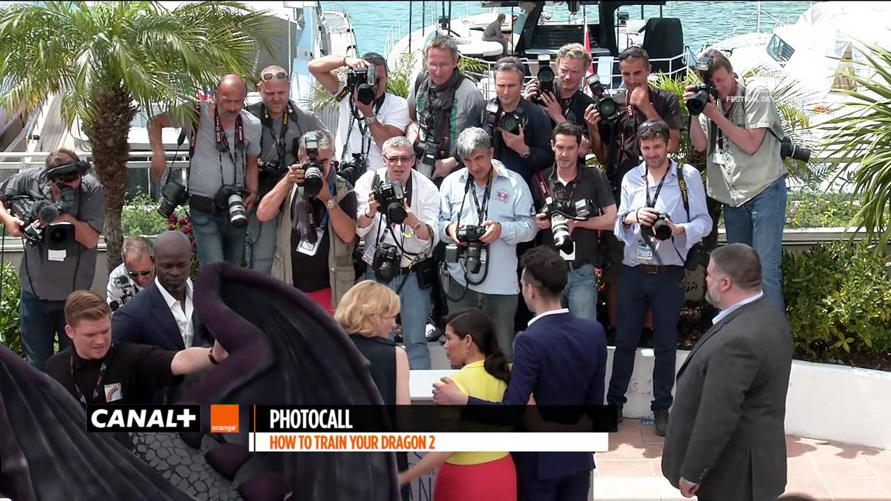 Cannes 2014 - How to train your dragon 2 : Photocall