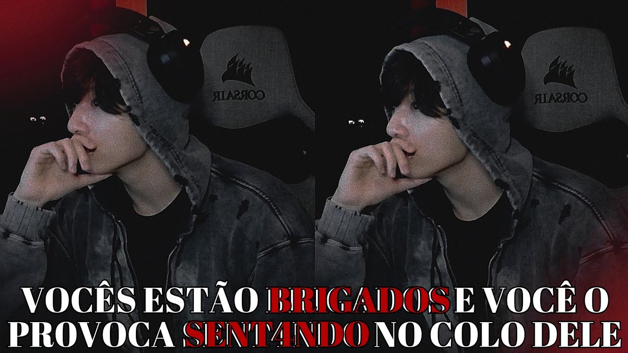 IMAGINE JUNGKOOK 🔥 Vocês estão brigados e você o pr0voca sent4ndo no colo dele