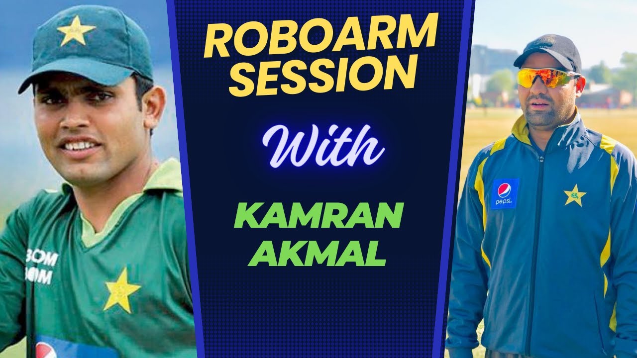 Kamran Akmal's High-Tech Training: Roboarm in Action
