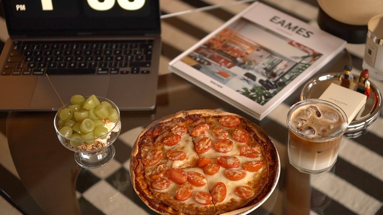 vlog/ 1O dakikada kolay pizza, havuçlu kek, kahve yapımı, yeni gelen kargolar, benimle bir gün.