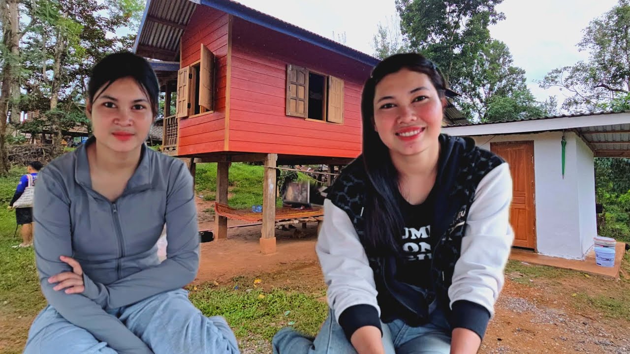 น้องสาวน้องฮัว มาเห็นบ้านครั้งแรกตกใจเห็นบ้านใหม่