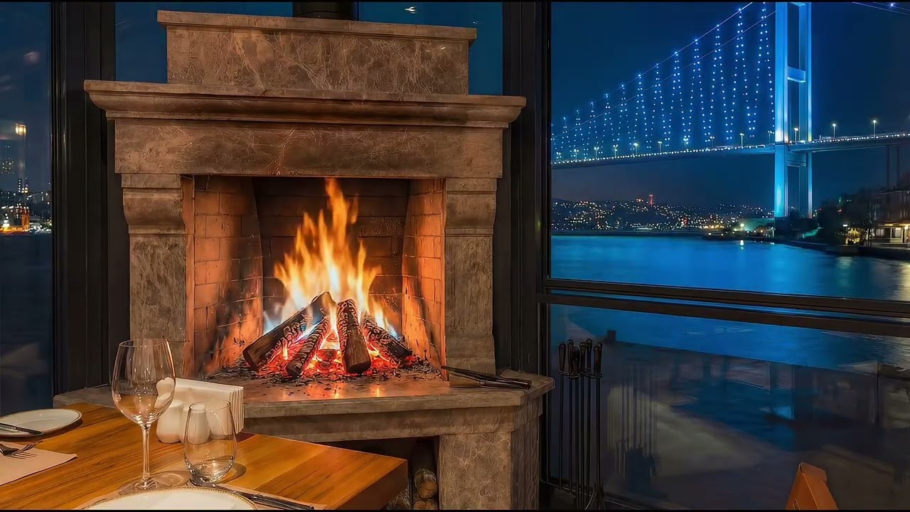 Cozy Fireplace 4K (7 Hours) 🔥 Crackling Fire Sounds for Sleep, Study & Relaxation #fireplace #relax