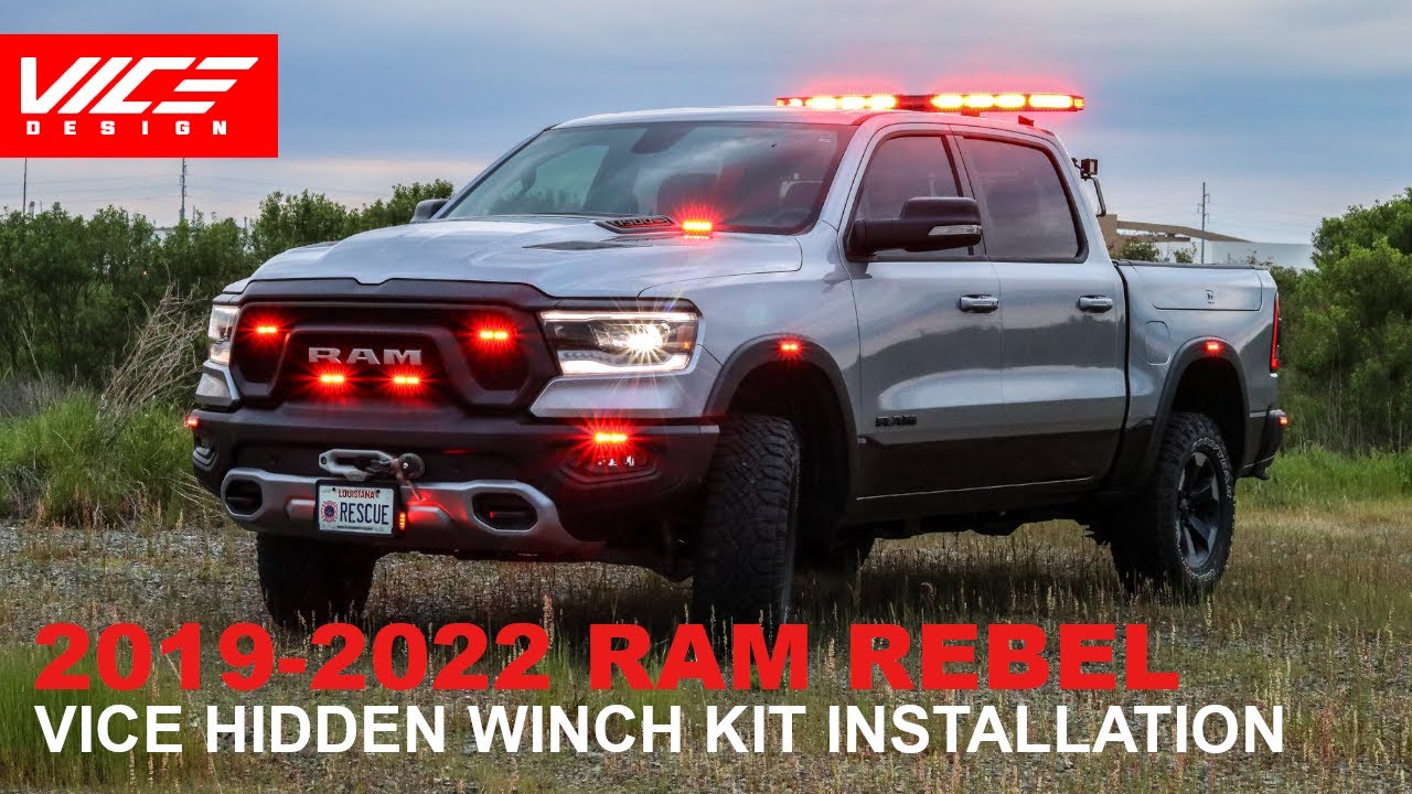 2019-2024 RAM 1500 DT & REBEL | HIDDEN WINCH INSTALLATION !!