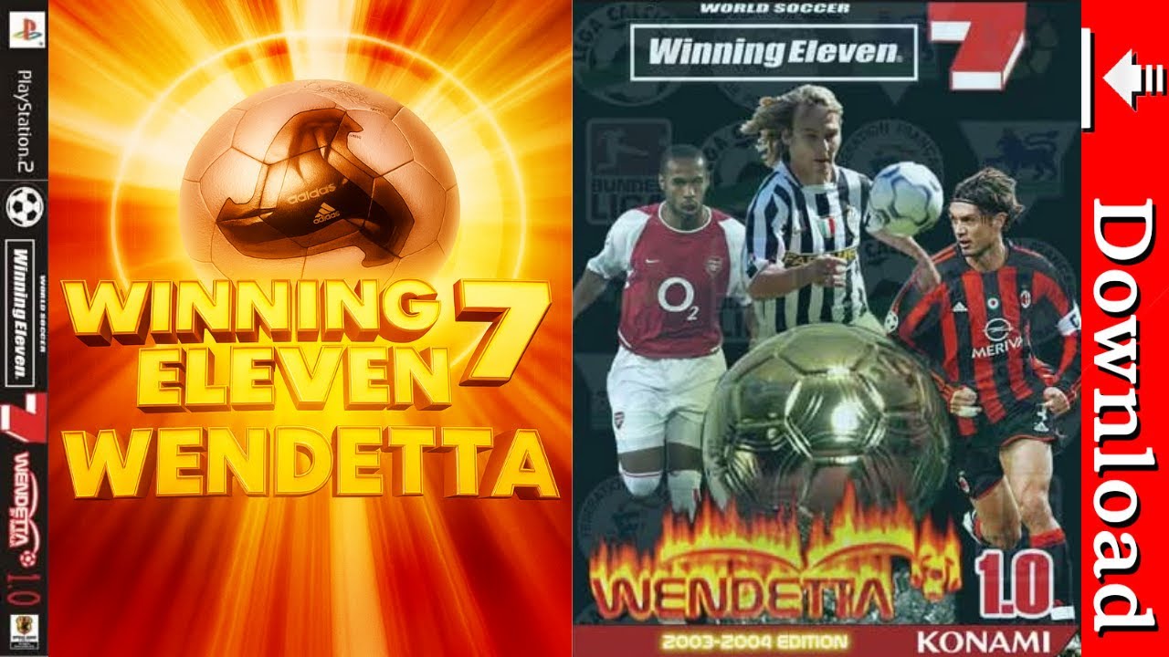 Winning Eleven 7 WEndetta PS2 🔥 Patch Raríssimo | Narração John Kabira ou Várias Línguas