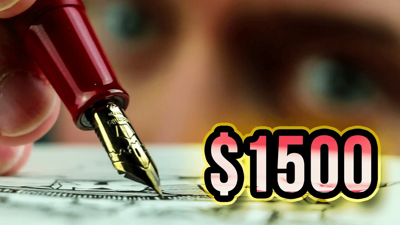 Will Using a $1500 Pen Affect my Drawing? Namiki Yukari Royale Fountain Pen TEST/Review