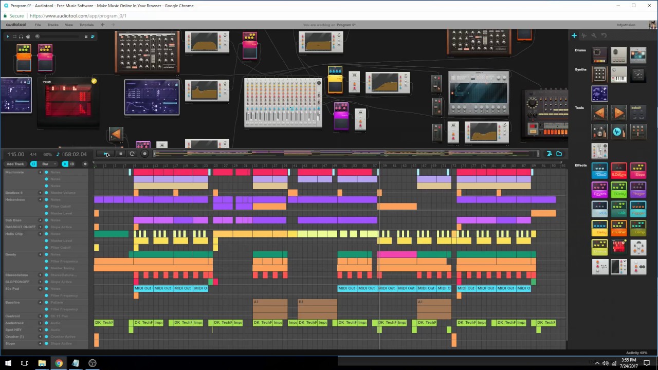 Audiotool Tracks - Program 0