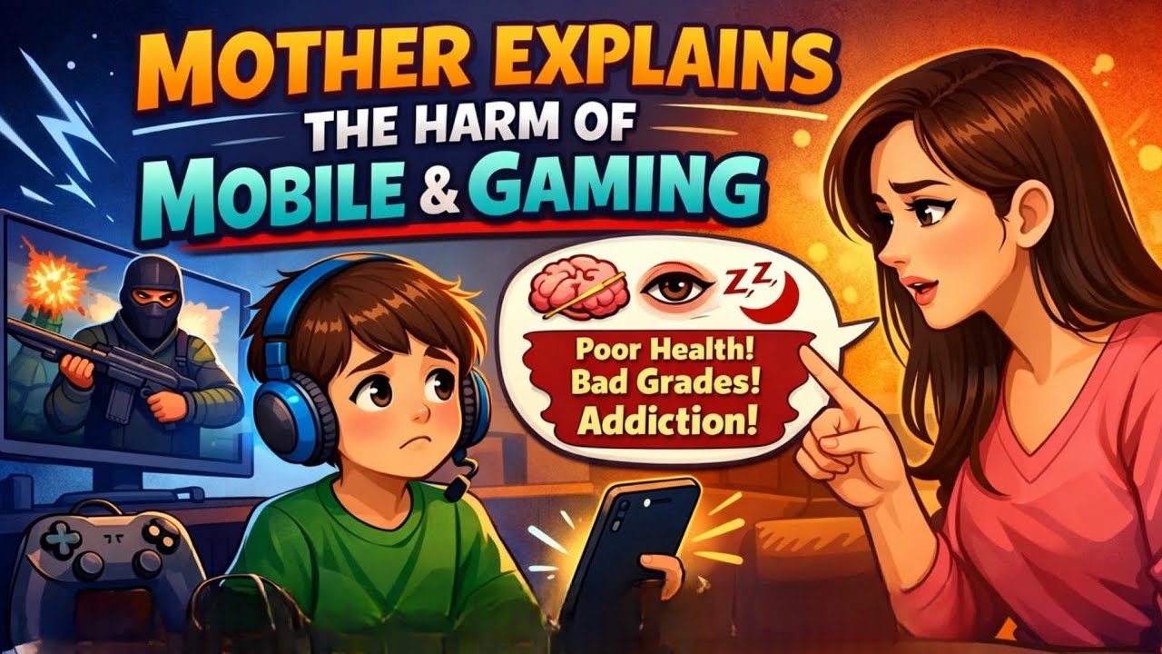 Mother Explains the Harm of Mobile & Gaming | Mobile & Gaming Effects | 