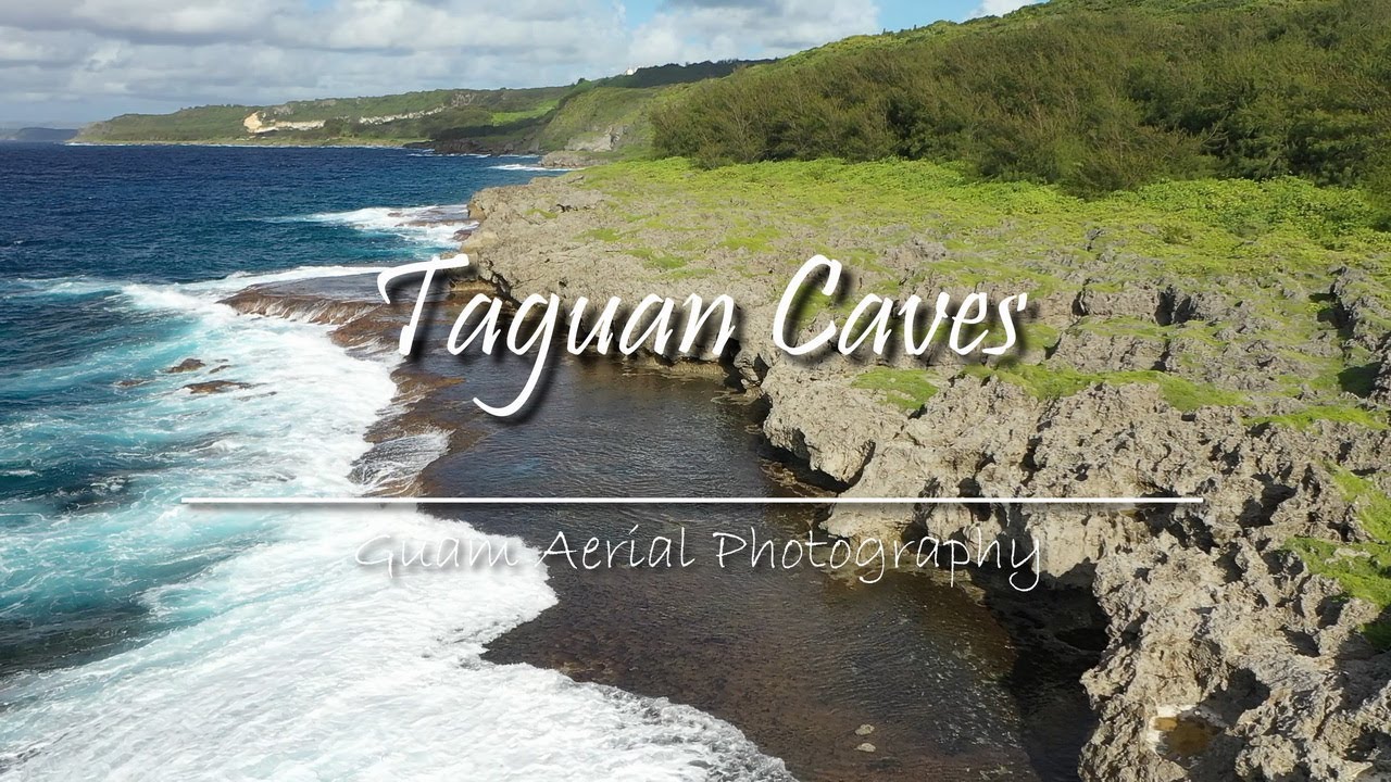Taguan Caves, 1000 Steps & Taguan Point, Guam | Drone Video
