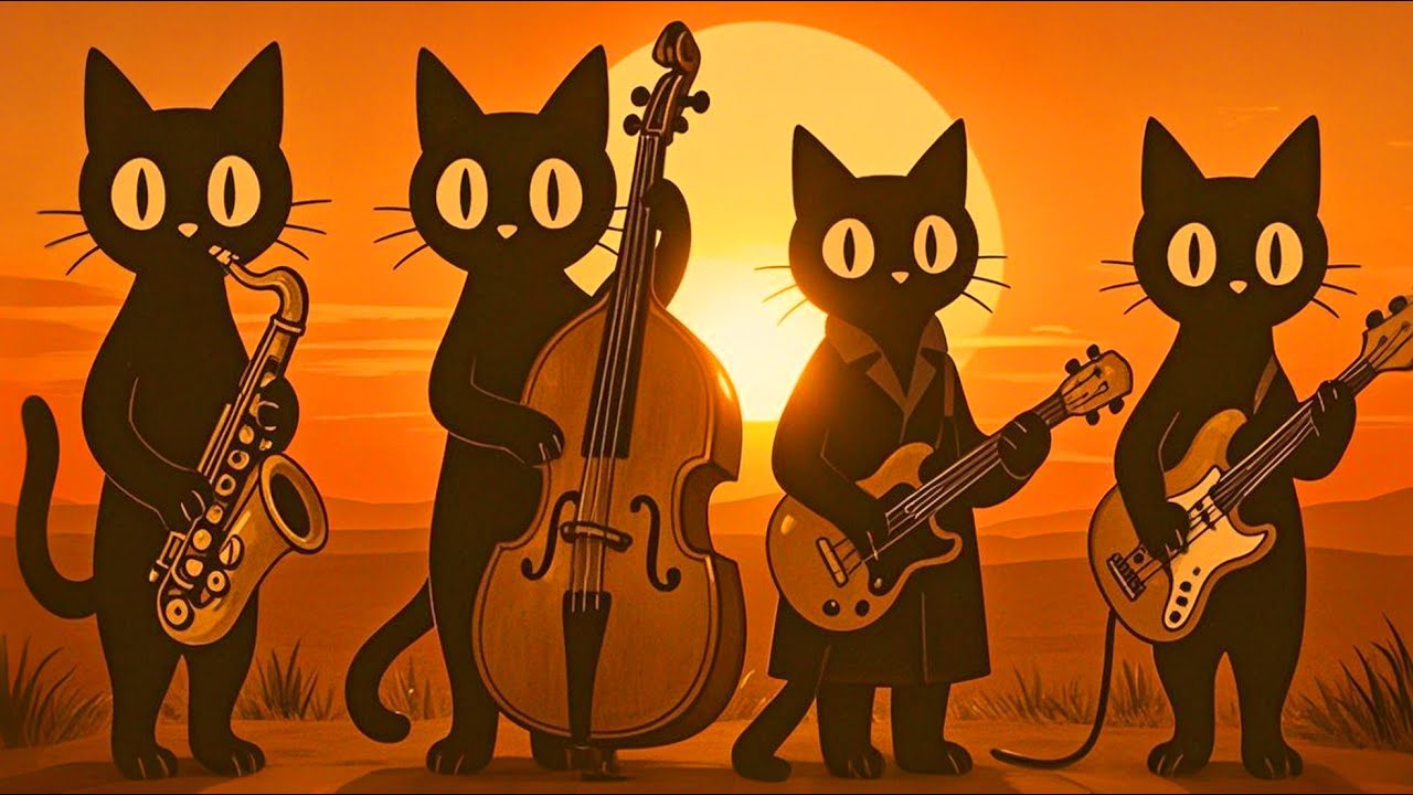 Black Cats Jammin’: Deep Bass Jazz to Lighten Up Your Workday