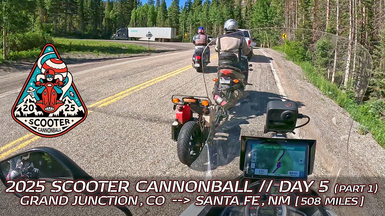 2025 Scooter Cannonball // Day 5, Part 1: Riding the Million Dollar Highway