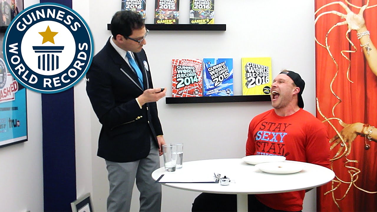 Furious Pete eats his way into the record books - Guinness World Records
