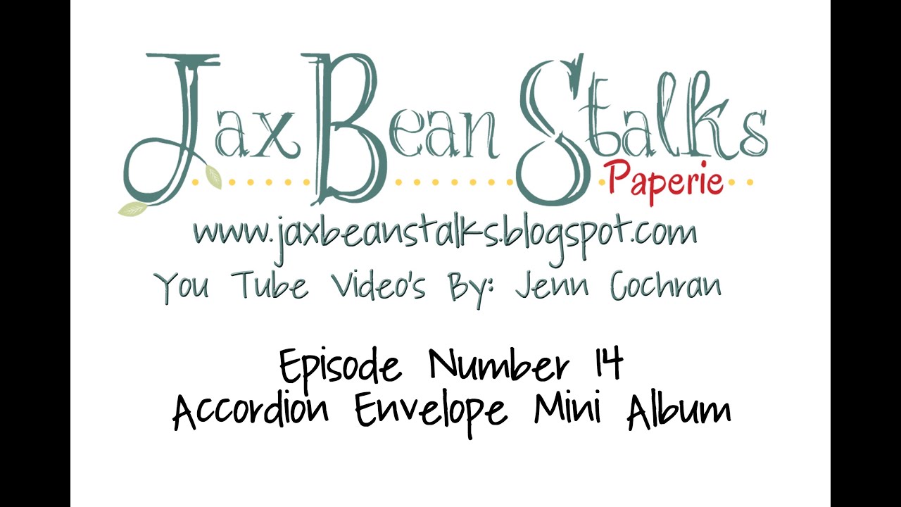 Accordion Envelope Mini Album by Jenn Cochran