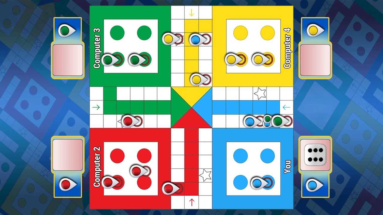 Ludo King Gameplay || Ludo king tips and tricks || How to win Ludo king || 4 players Gameplay