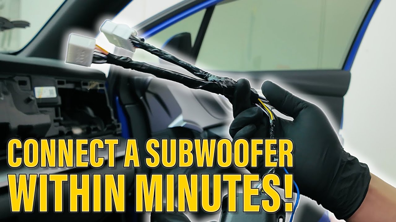 Make Installing a Subwoofer Quick and Simple! | Subaru WRX BH8 Harness Installation