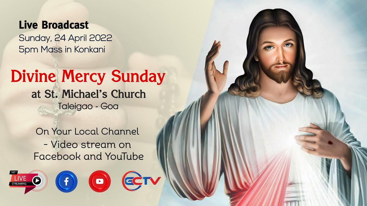 LIVE || DIVINE MERCY SUNDAY || KOKANI MASS || ST. MICHAEL CHURCH TALEIGAO || 24 APRIL 2022