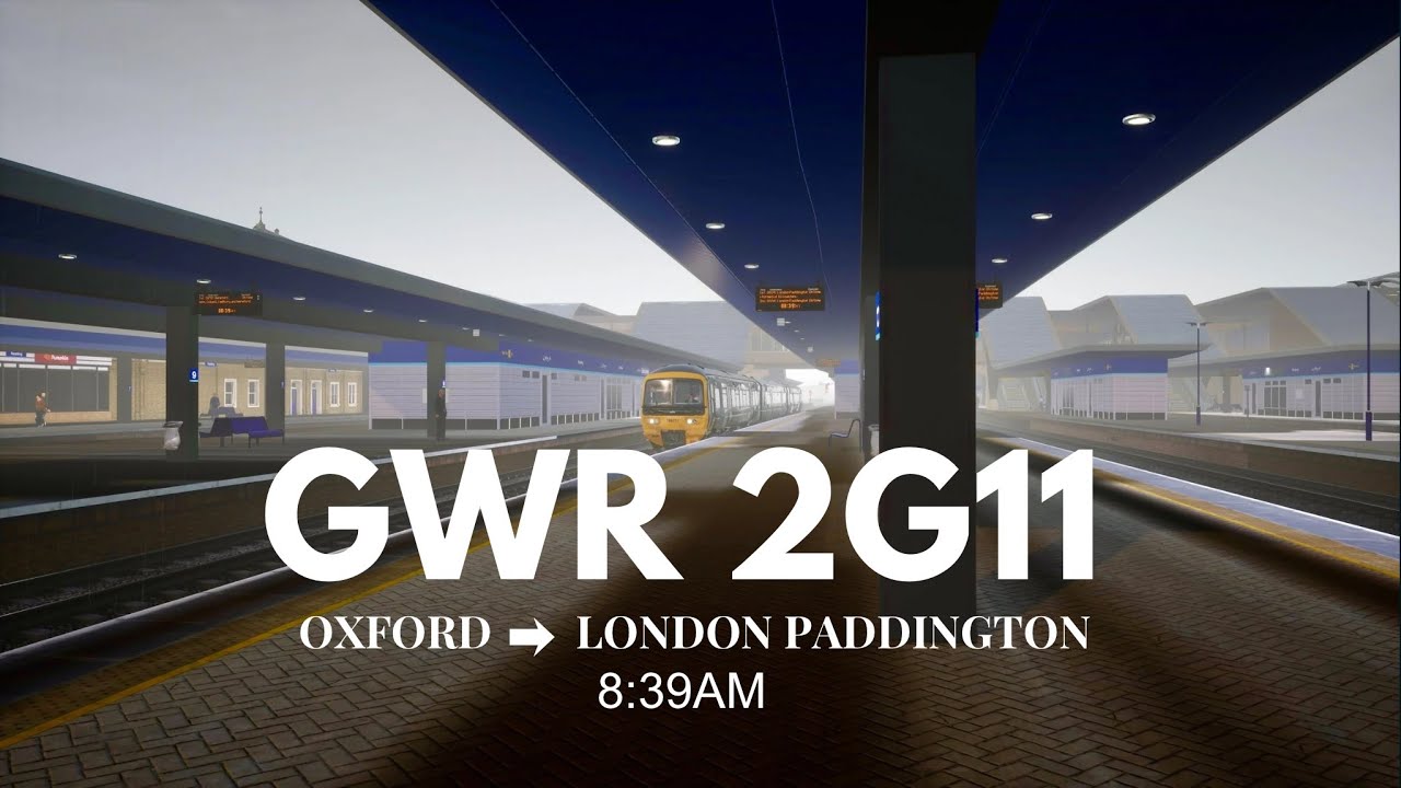 GWR 8:39 Service | Oxford ➜ London Paddington | Full Cab Ride | Train Sim World 5