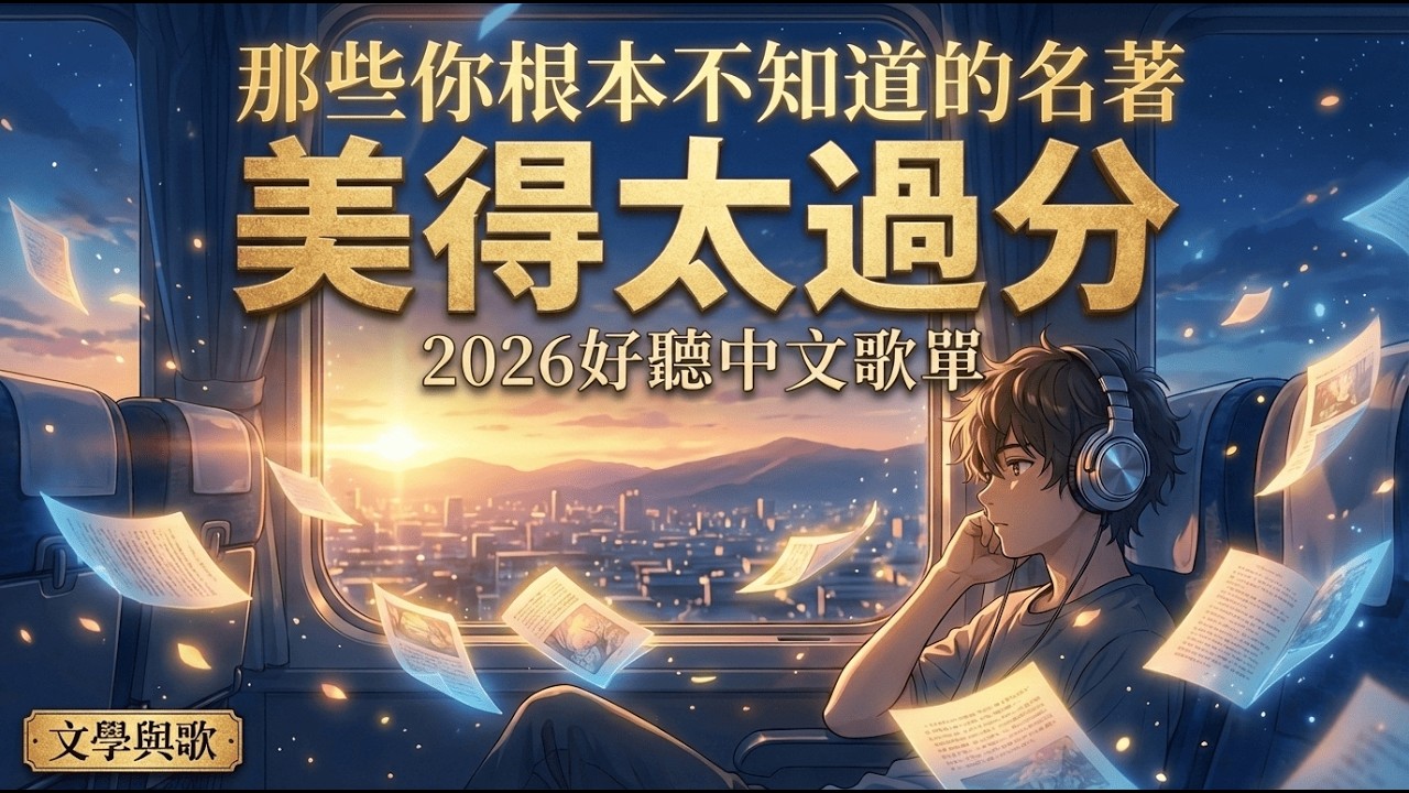 【好聽中文合輯】那些你根本不知道的名著，美得太過分 🕯️ | 開車、放鬆、享受