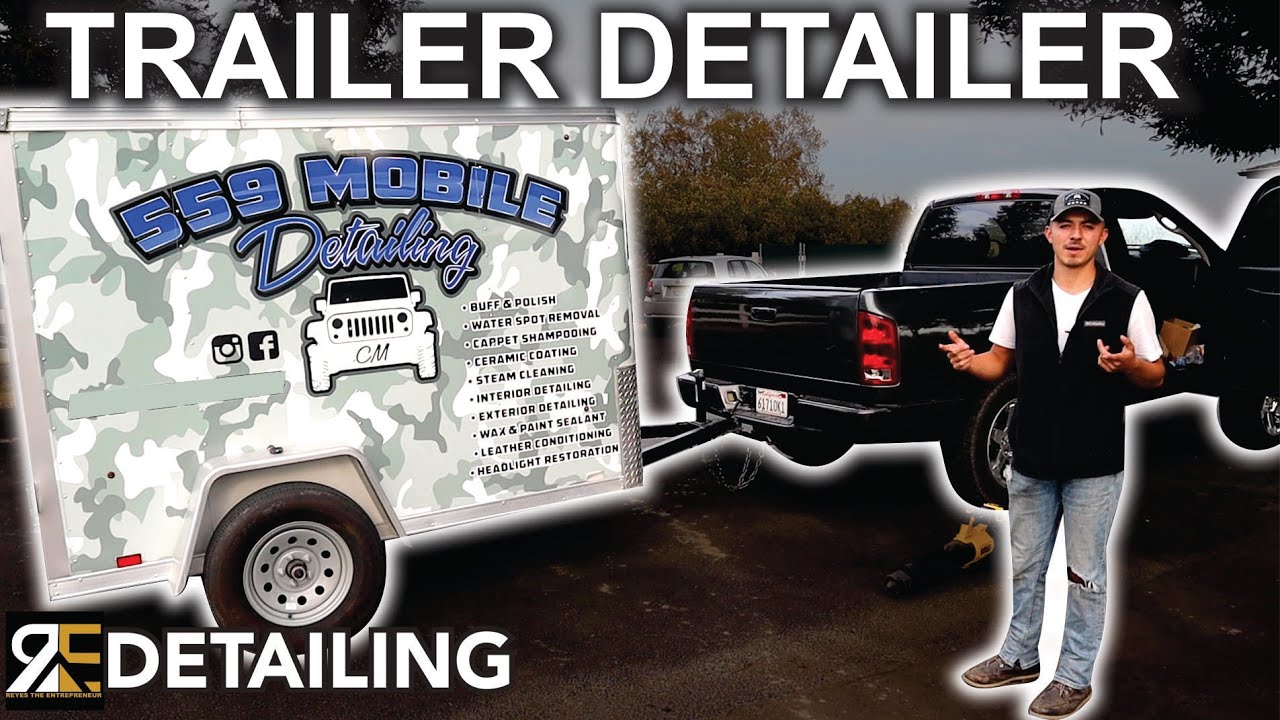 Detailing Out Of A Trailer   RTE Detailing