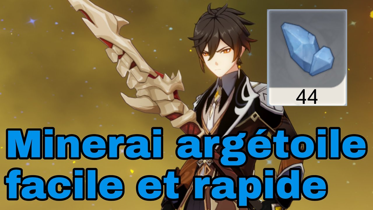 40+ MINERAIS d'ARGETOILE rapidement et facilement Genshin Impact FR