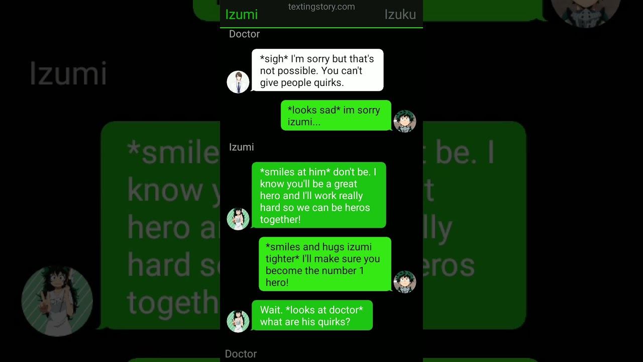 op overprotective izuku part 1 mha texting story