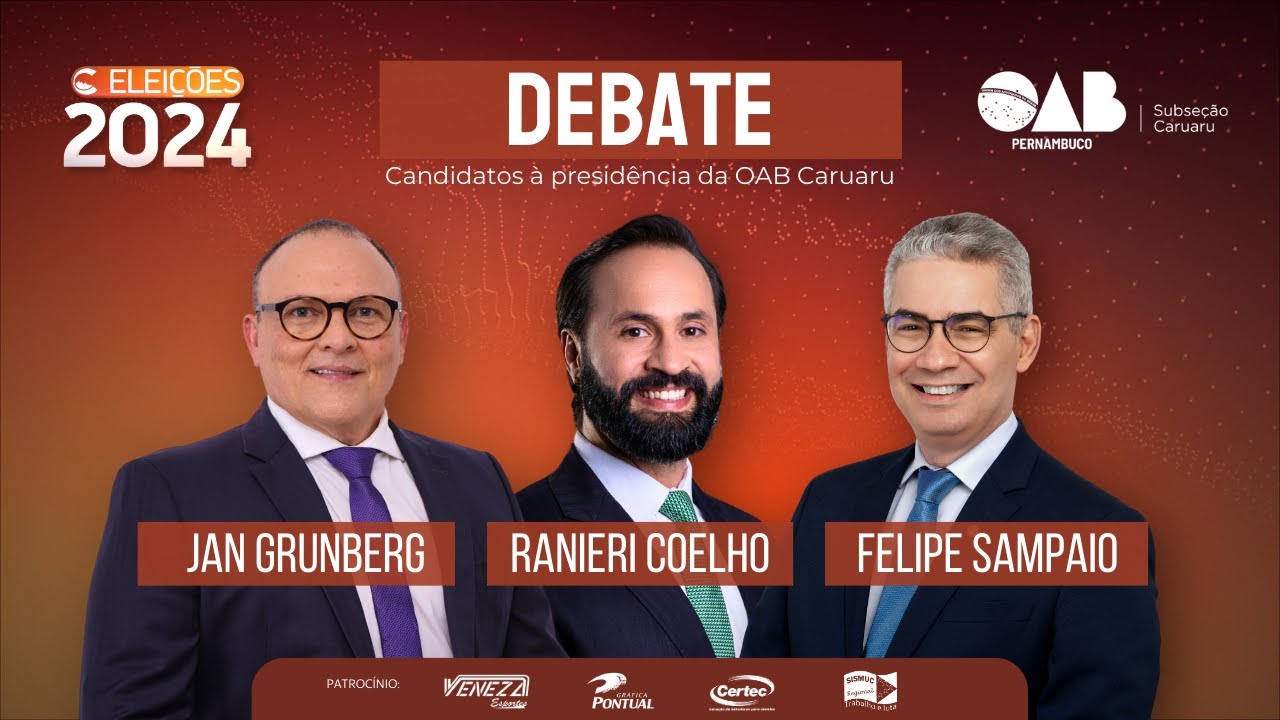 Rádio Cidade - Debate à Presidência da OAB Caruaru - 06/11/2024
