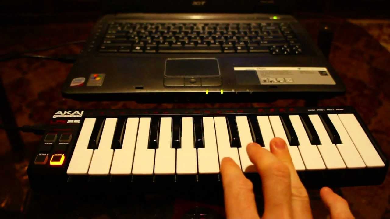MIDI-клавиатура Akai LPK-25 + Linux
