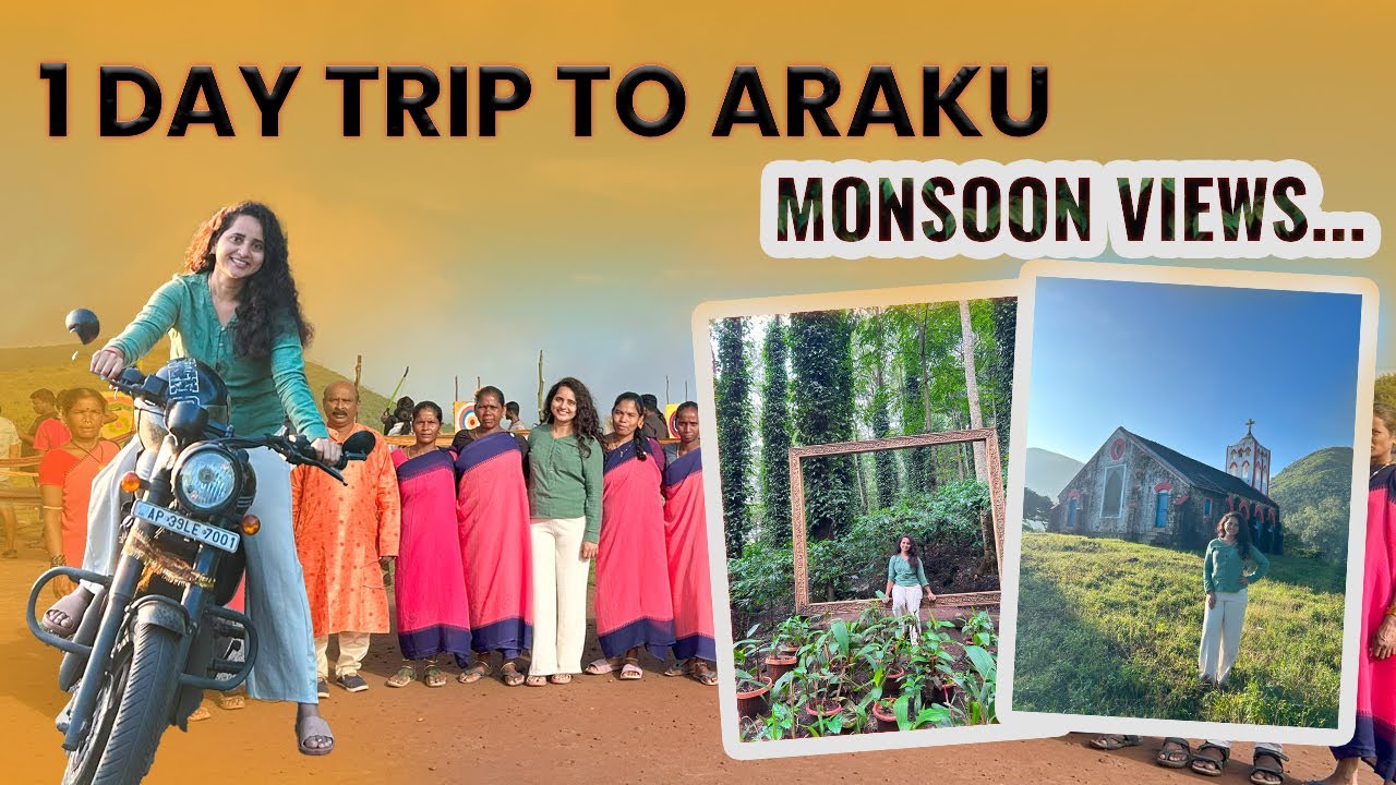 1 Day Trip to Araku on Bike | Monsoon Diaries | #araku #monsoon #bikeride #explore #travel #trip