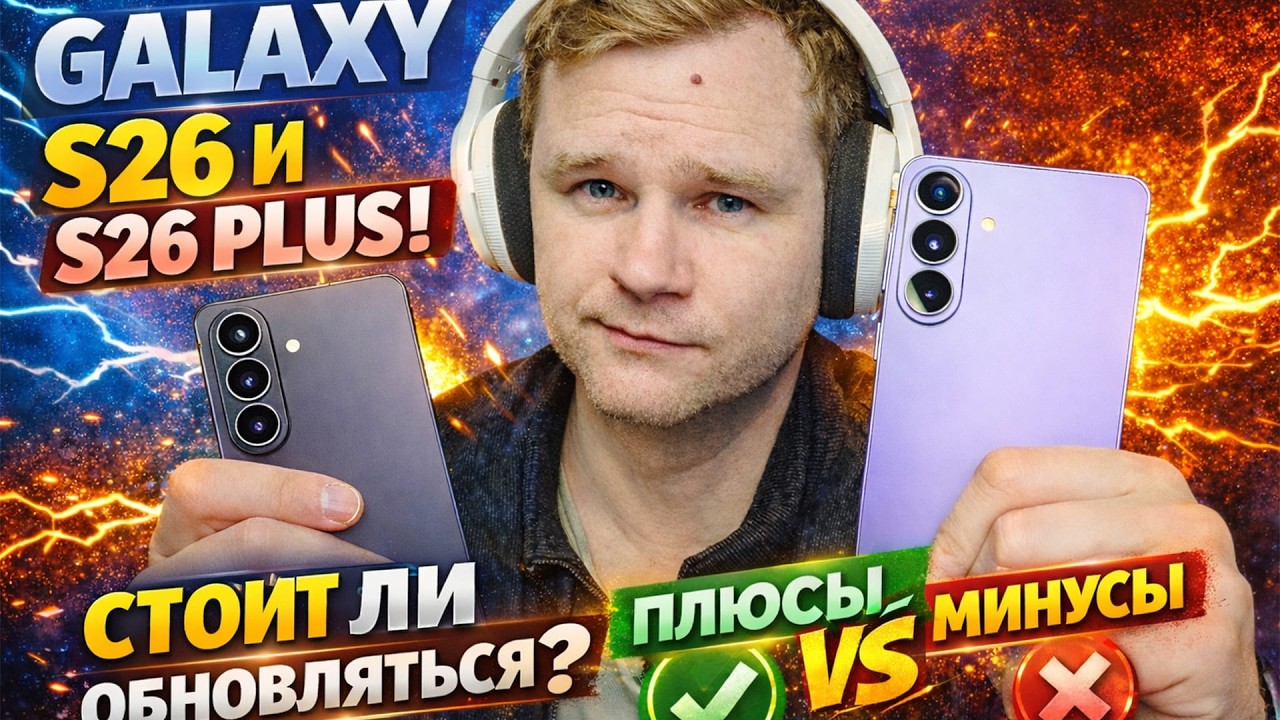 Samsung Galaxy S26 и S26 Plus - ЧЕСТНЫЙ ОБЗОР! Стоит ли обновляться?