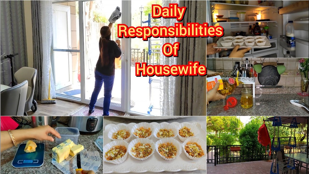 Daily Responsibilities Of Indian Housewife / BUSY MORNING ROUTINE/MiddleEast sweetdish