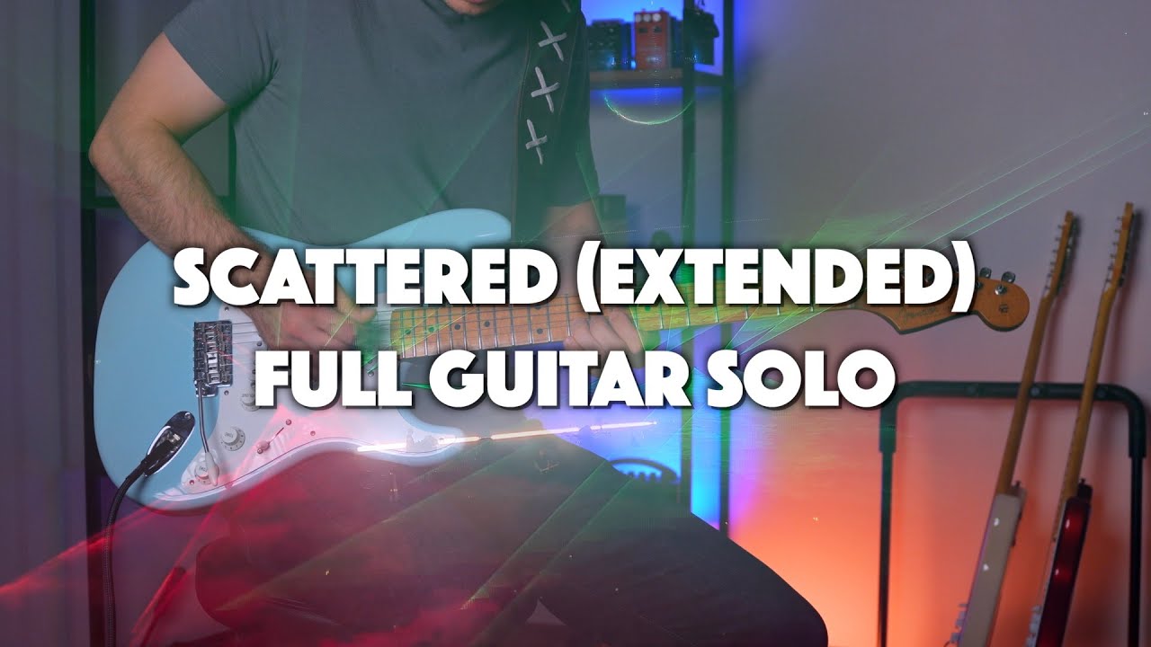 David Gilmour - Scattered (EXTENDED) Guitar Solo Cover