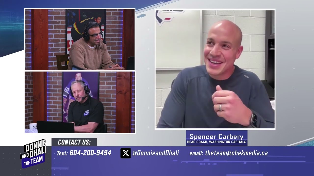 Spencer Carbery on growing up on Vancouver Island, coaching Alex Ovechkin and more
