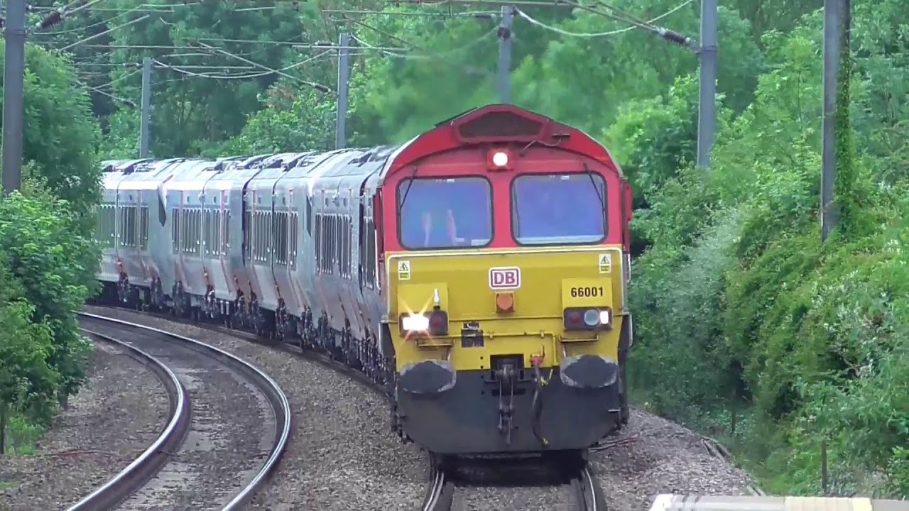 Trains at Needham Market, GEML | 27/06/19