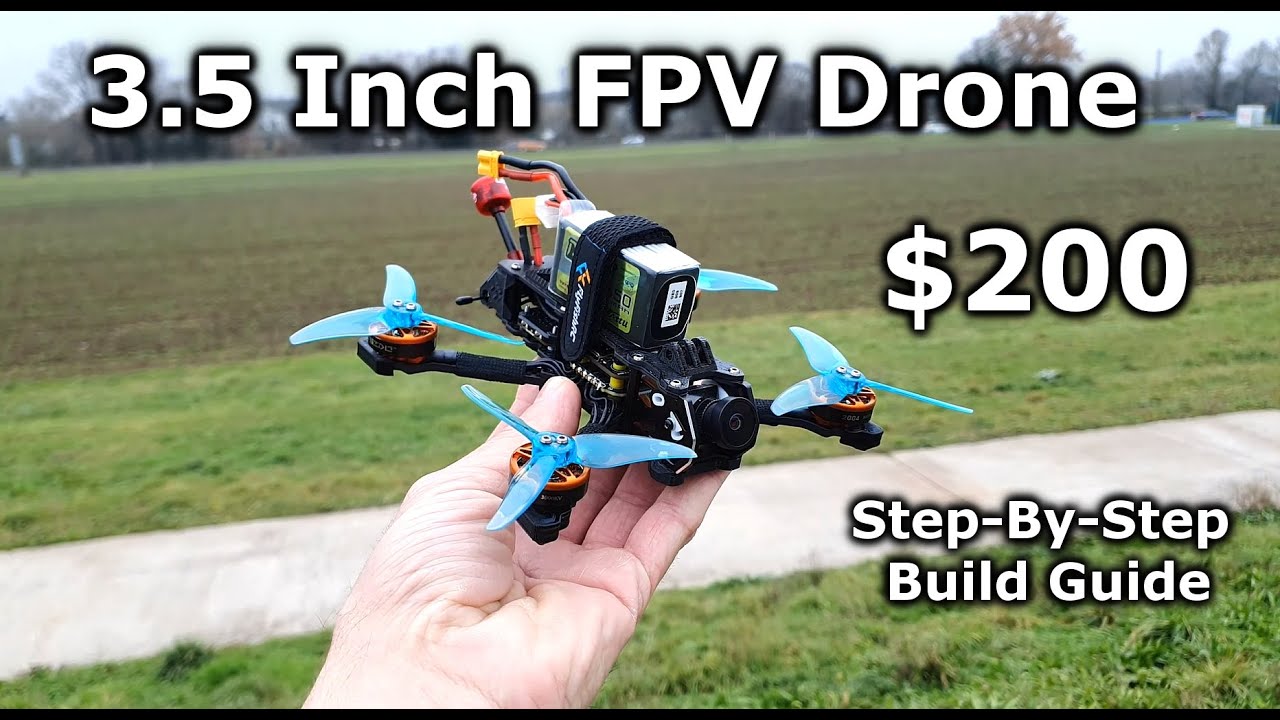 Сборка 3,5-дюймового FPV-дрона за 200 долларов.