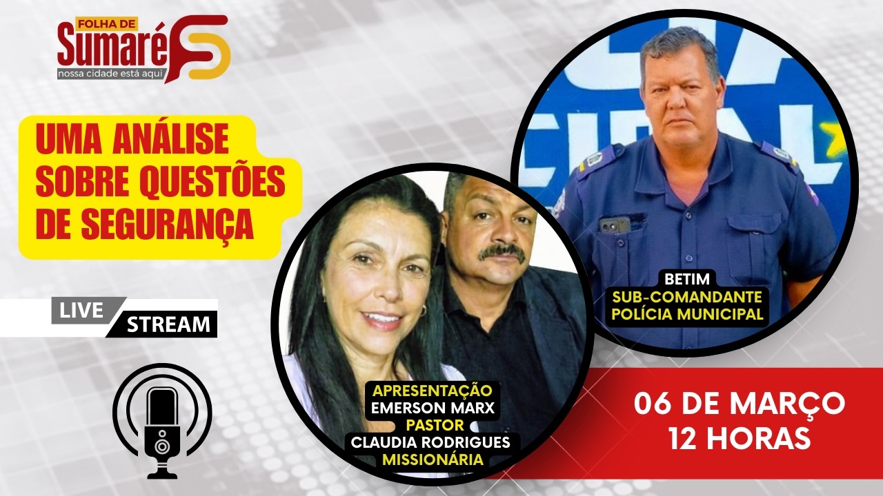 Podcast com o Sub-comandante da Polícia Municipal de Sumaré, Betim
