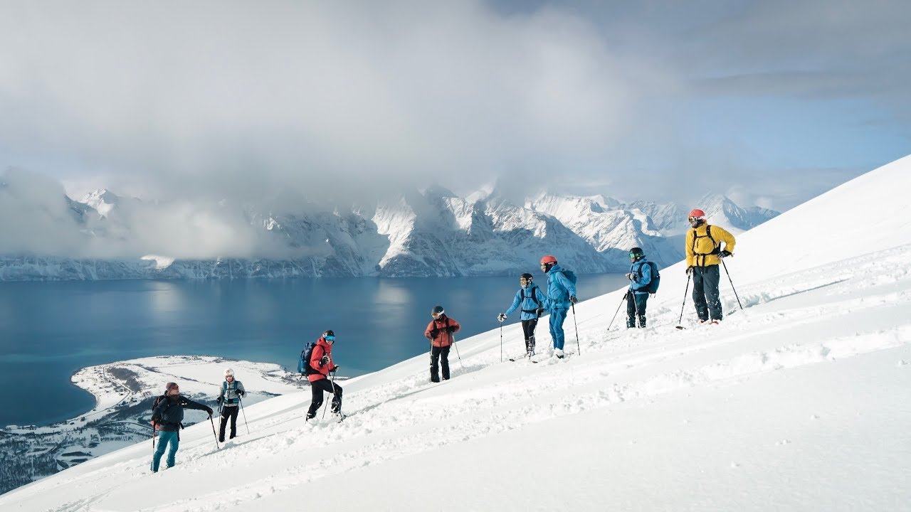 Skiing the insanely beautiful Lyngen Alps