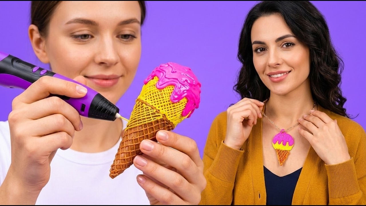 BASTELEIEN MIT 3D-STIFT || Coole Ideen, Reparaturtipps und DIY-Schmuck mit 3D-Stift von 123 GO!