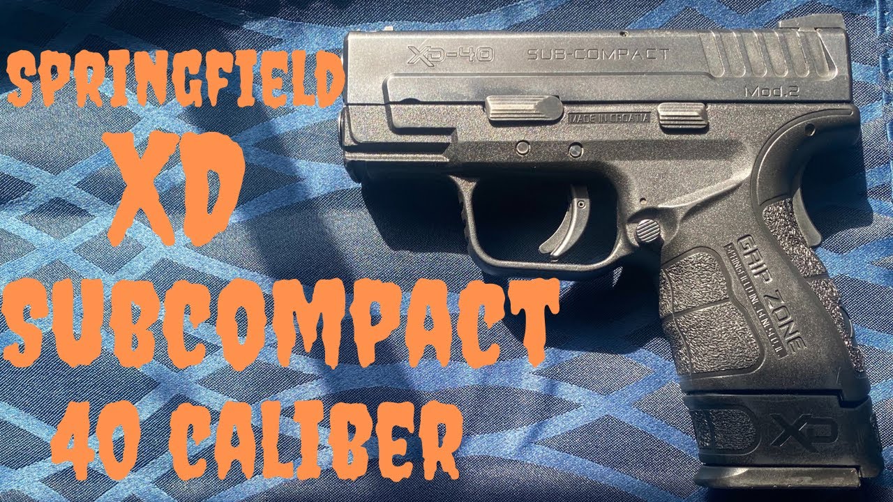 ‼️SPRINGFIELD XD subcompact mod 2 40 cal | review |