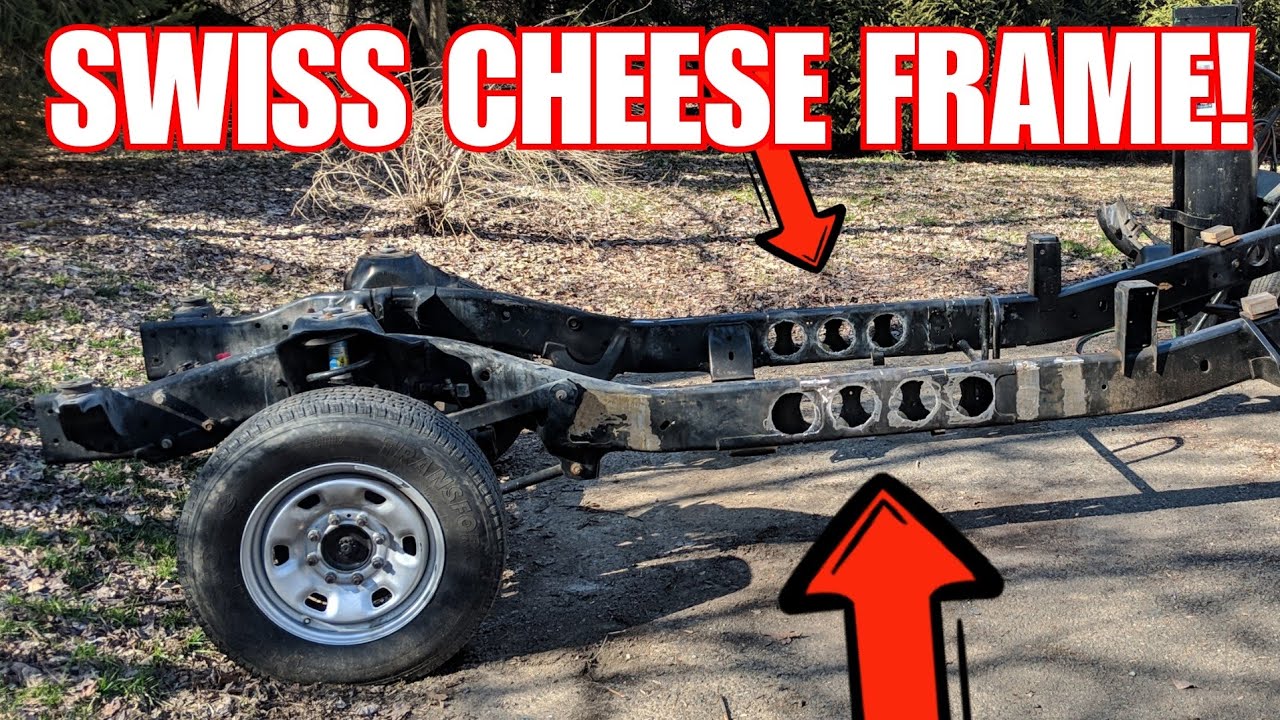 Cutting MASSIVE Speed Holes In The Drag Truck Frame... Gone Too Far??