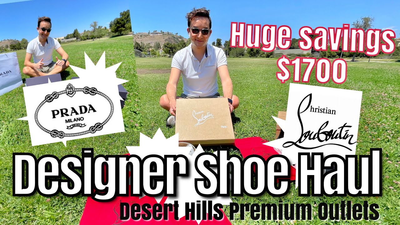 Designer Shoe Haul from PRADA and CHRISTIAN LOUBOUTIN | HUGE SAVINGS $1700 | Carlo&Seb
