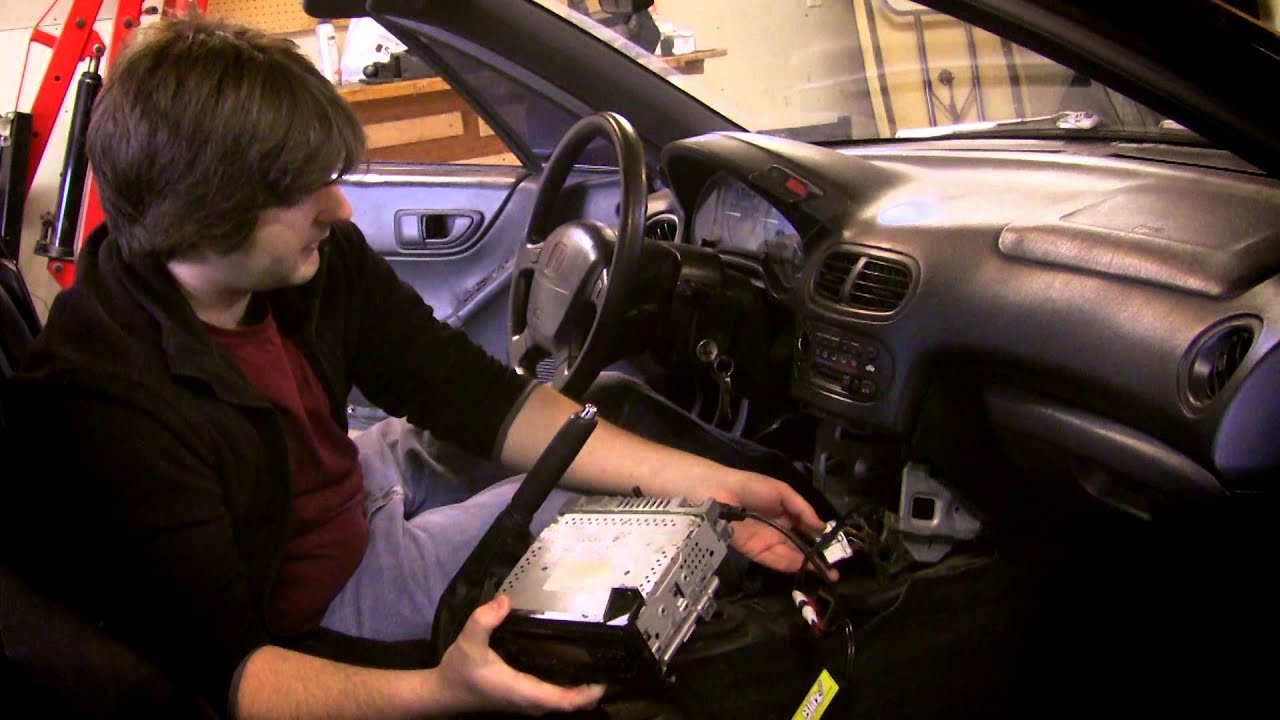 1997 Honda Civic Del Sol Stereo Removal and Aux Input Installation