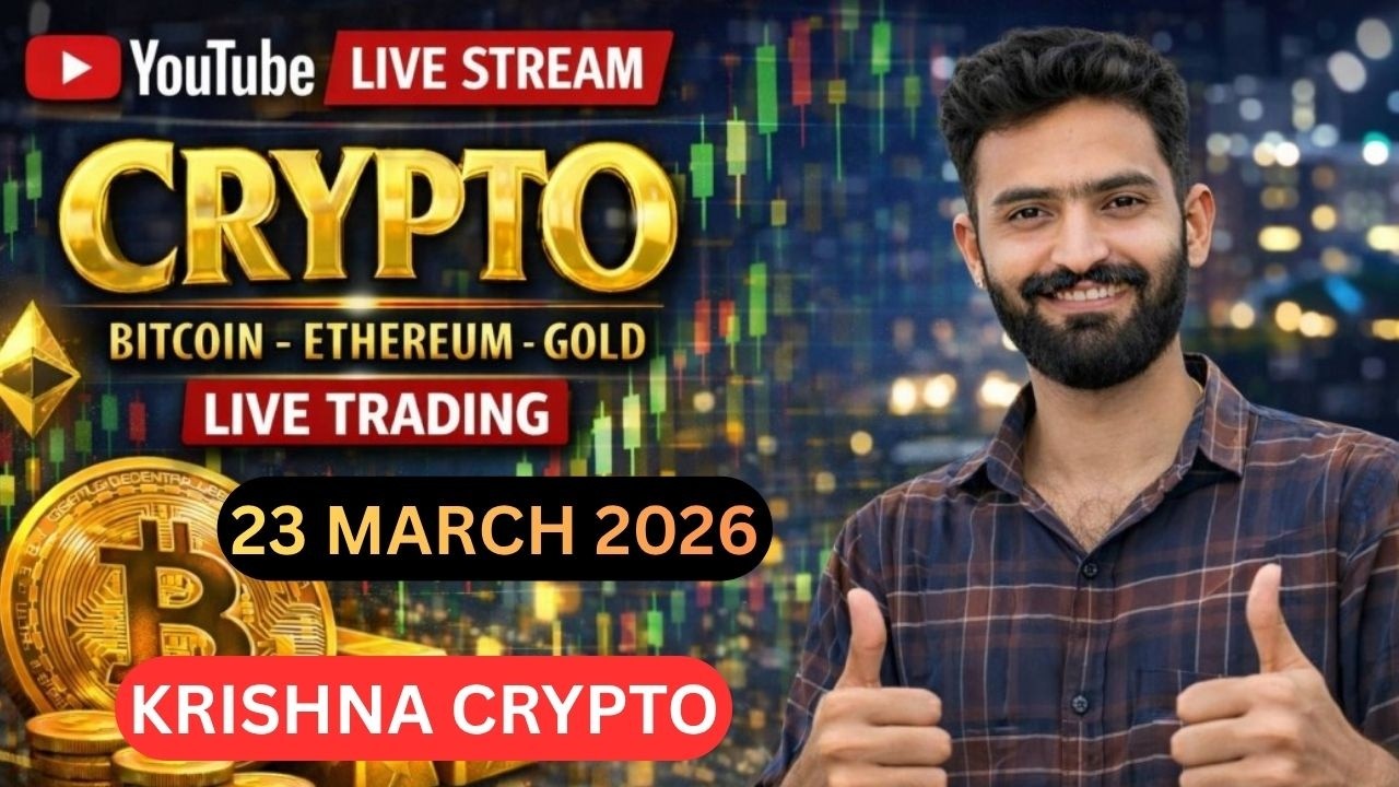Live Crypto & Gold Live Trading | Btc Live Trading | gold Live Trading 23 march 2026 #BTC#Gold#live