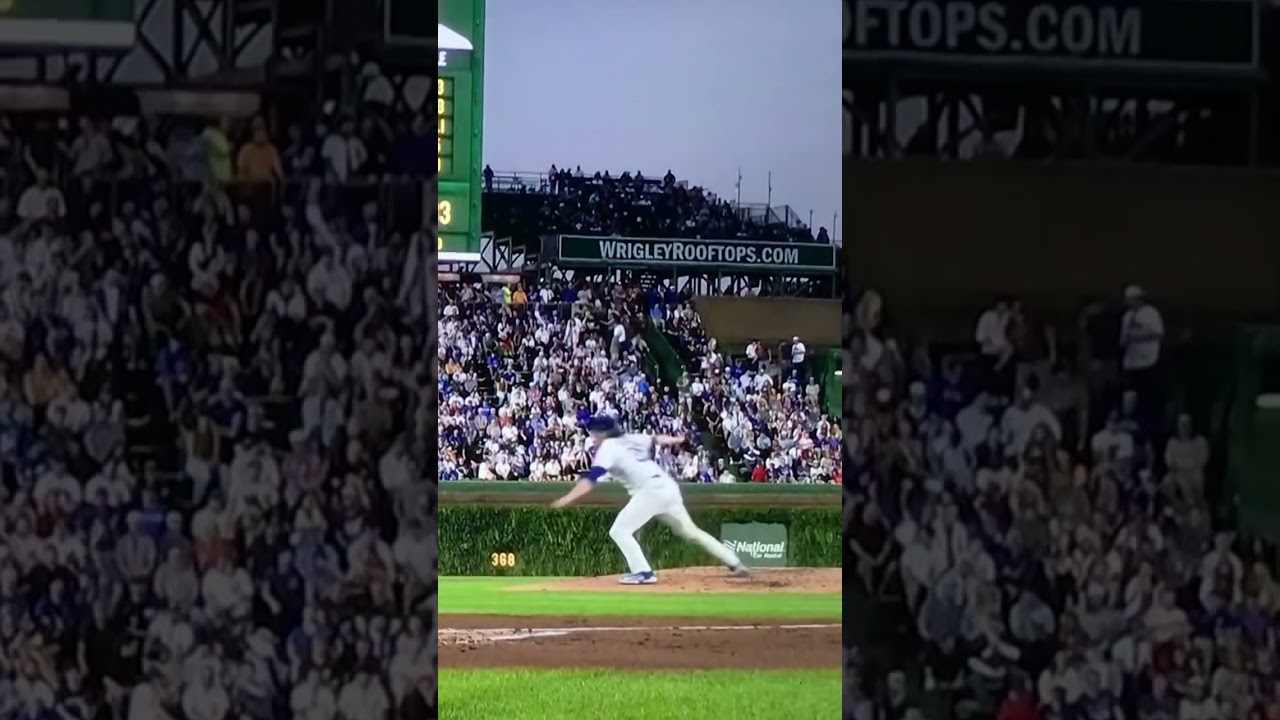 Cubs P #35 Justin Steele Hit by 100mph⚾️👀