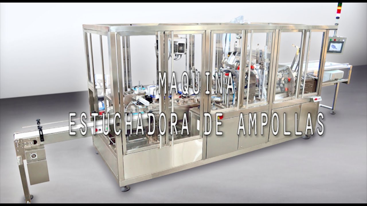 Máquina Estuchadora de Ampollas Medicinales 7
