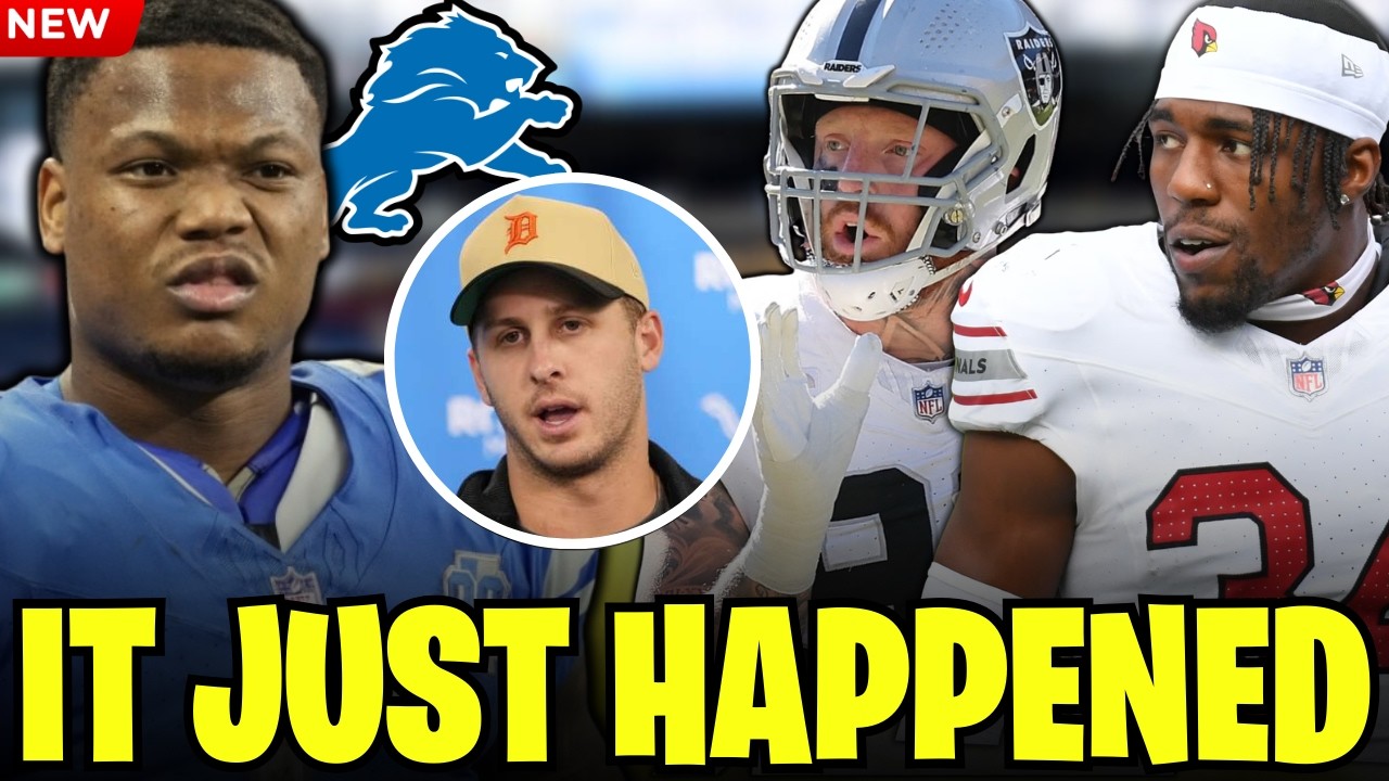 10 MINUTES AGO! THIS AFFECTED THE MEDIA! GOLF SAID MONTGOMERY... LIONS NEWS