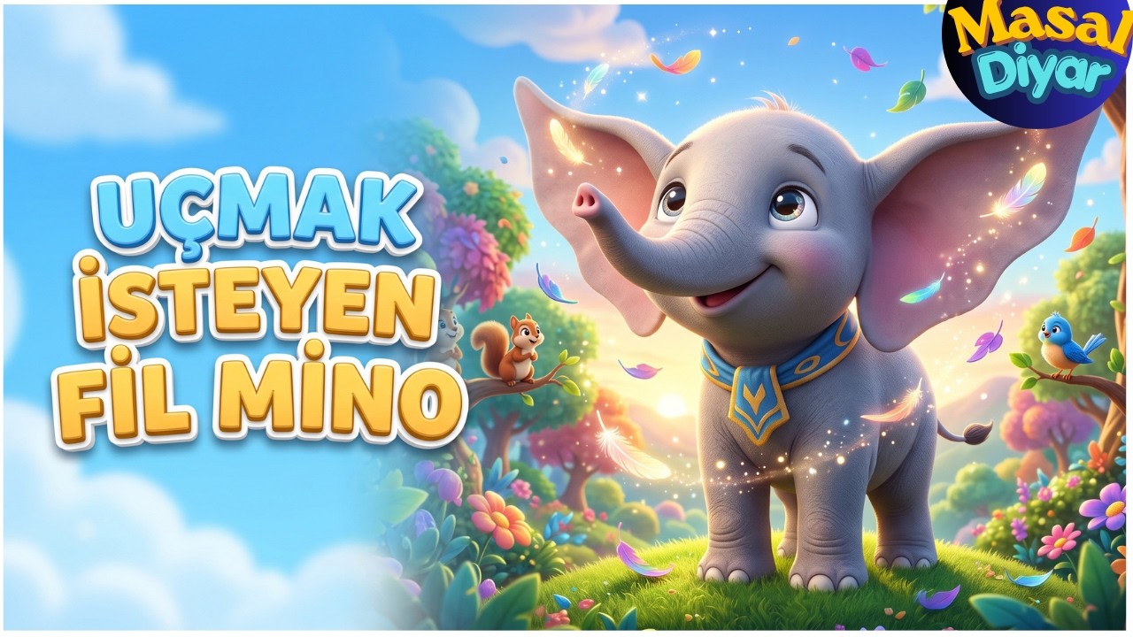 Uçmak İsteyen Fil Mino | Eğitici Çocuk Masalı