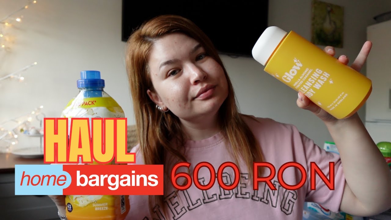 Haul Home Bargains | Pe ce am cheltuit 600 RON?