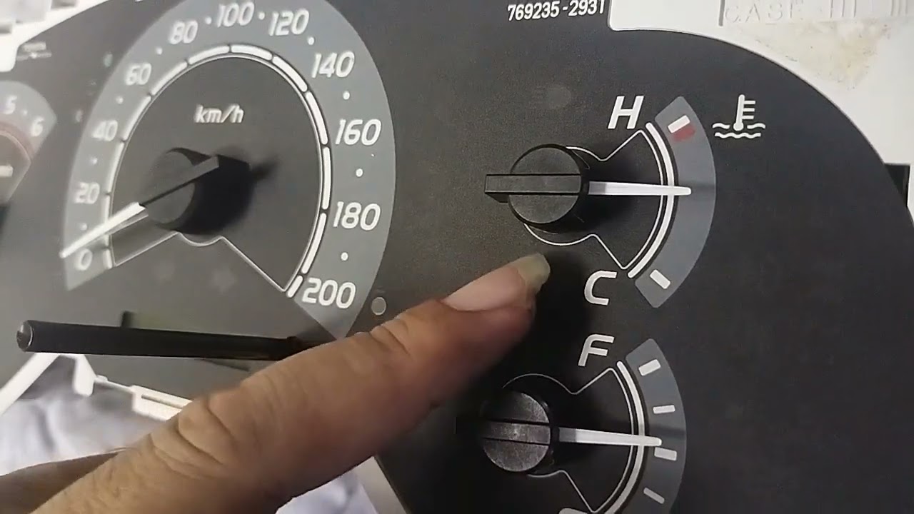 เรือนไมล์ ที่ถูกปรับ ให้โกงที่เข็มความร้อน