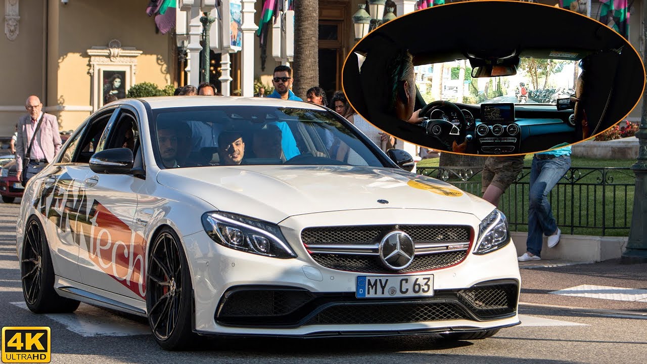 709hp RENNTECH MERCEDES-BENZ C63 S AMG - ON BOARD RIDE, driving and CRAZY SOUND [2018 4K]
