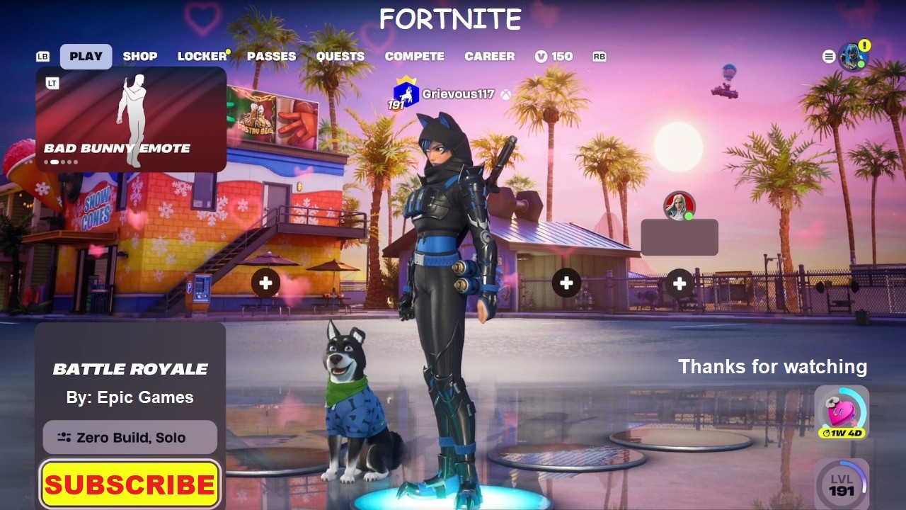 Fortnite: Battle Royale Solo Gameplay