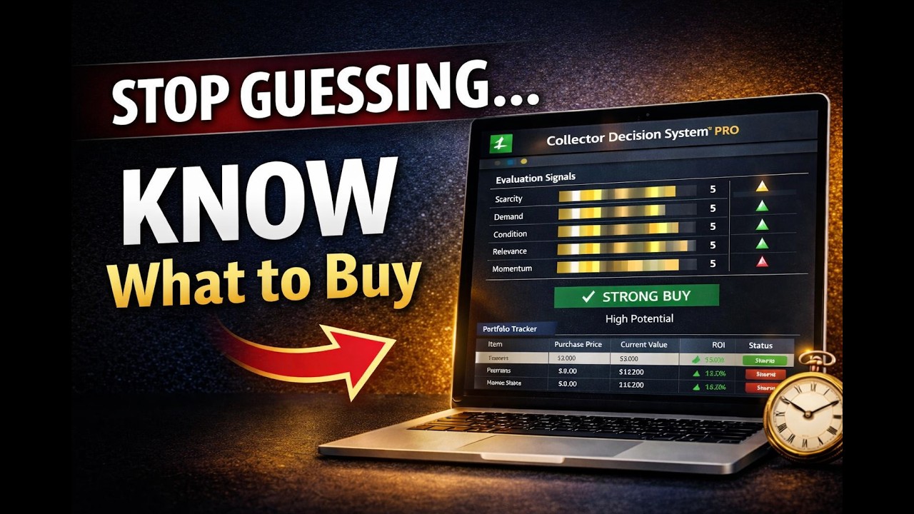 Stop Guessing What to Buy | Collector Decision System&trade; PRO Explained